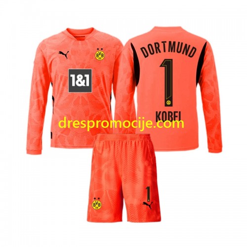 Borussia Dortmund Gregor Kobel 1 Dres Golmanski Dječji Treći 2024/2025 Dugim Rukavima Borussia Dortmund Gregor Kobel 1 Dres Golmanski Dječji Treći 2024/2025 Dugim Rukavima